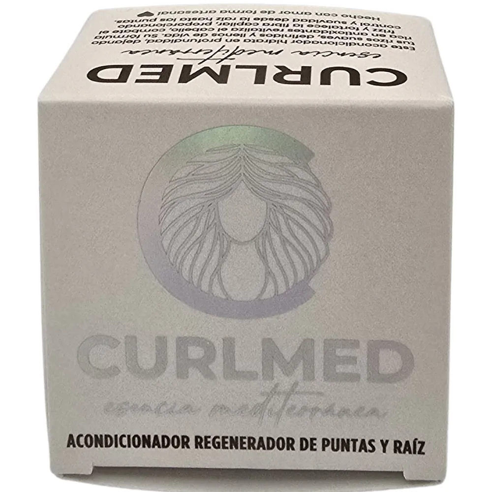CurlMed Acondicionador Sólido Regenerador Puntas y Raíz Té Matcha 80g